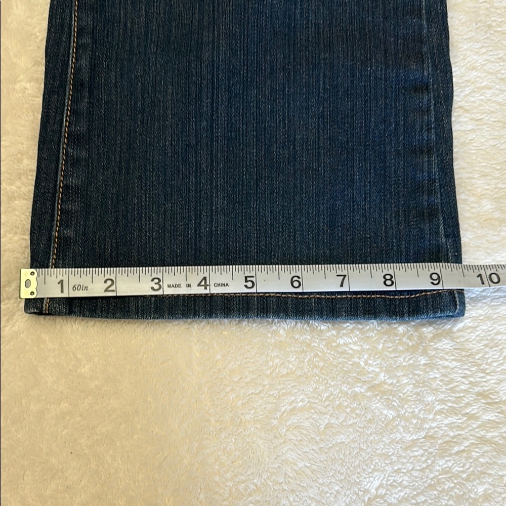 Michael Kors Women's Boot Cut Dark Blue Jeans Size 8 - Picture 10 of 10